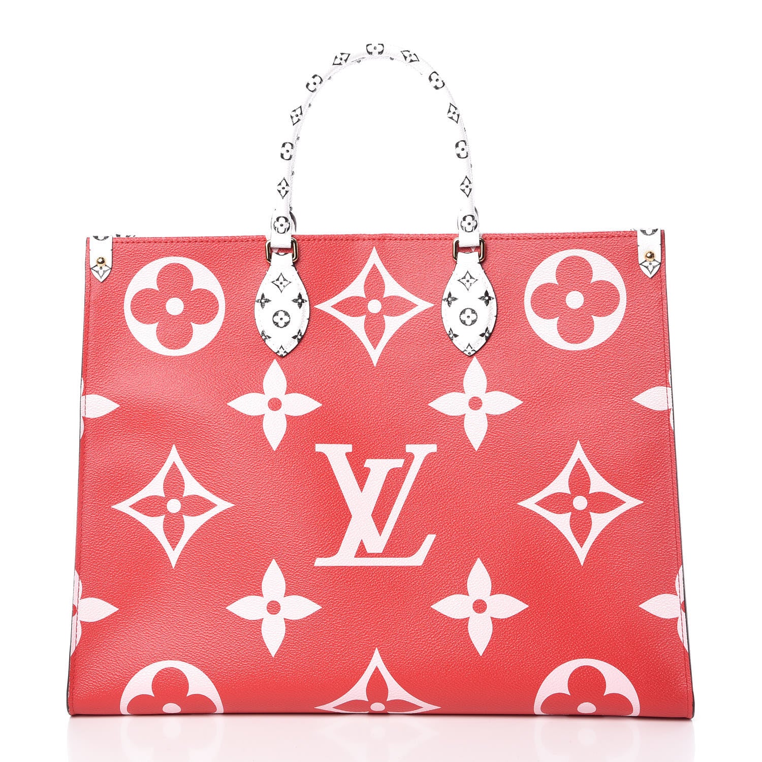 Louis Vuitton Monogram Giant Onthego GM Rouge Rose 5 of 13