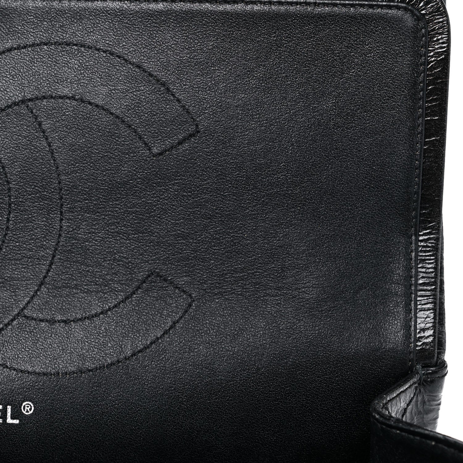 Chanel Glazed Aged Calfskin Quilted 2.55 Reissue 227 Flap Black 12 of 20