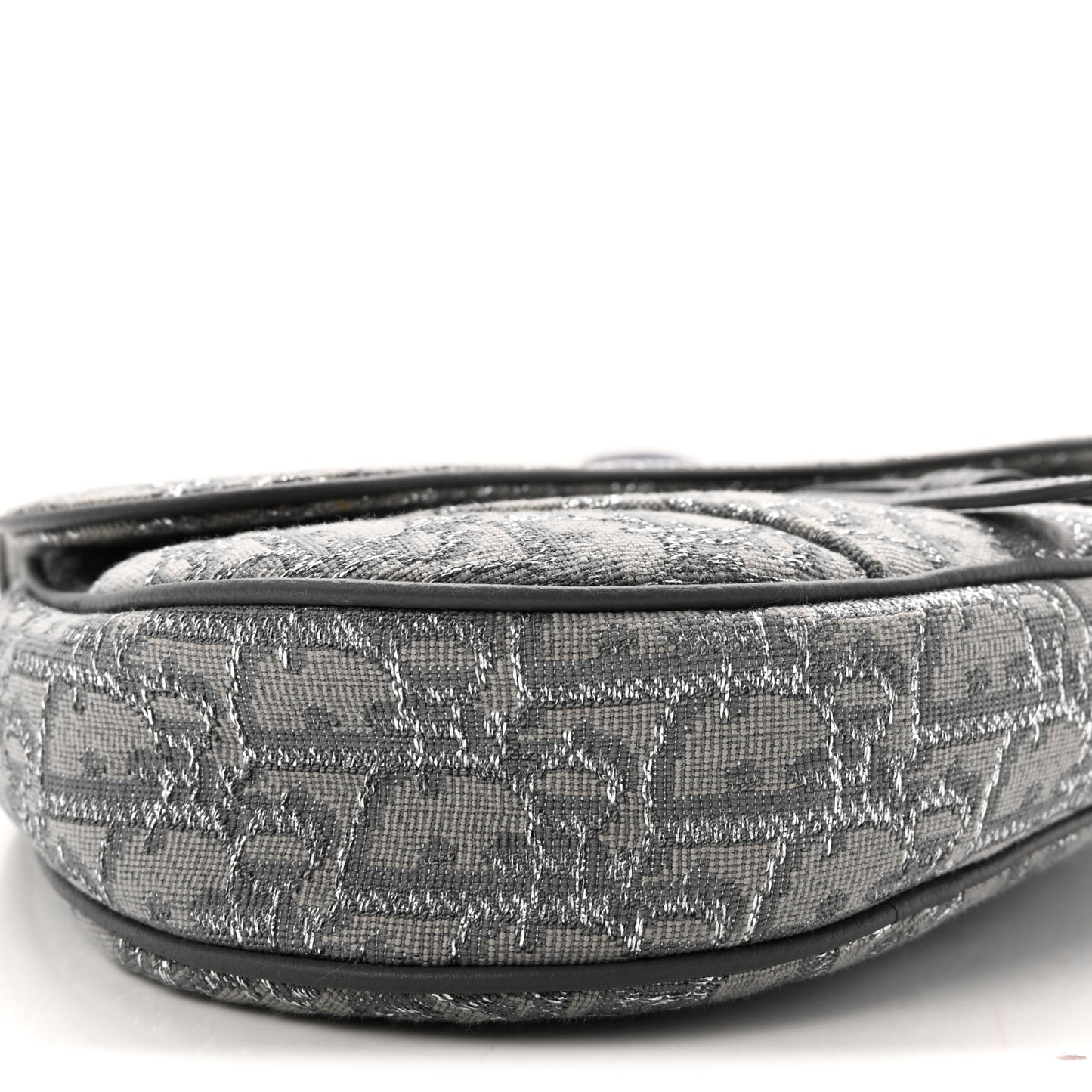 Oblique Mens Saddle Bag Grey
