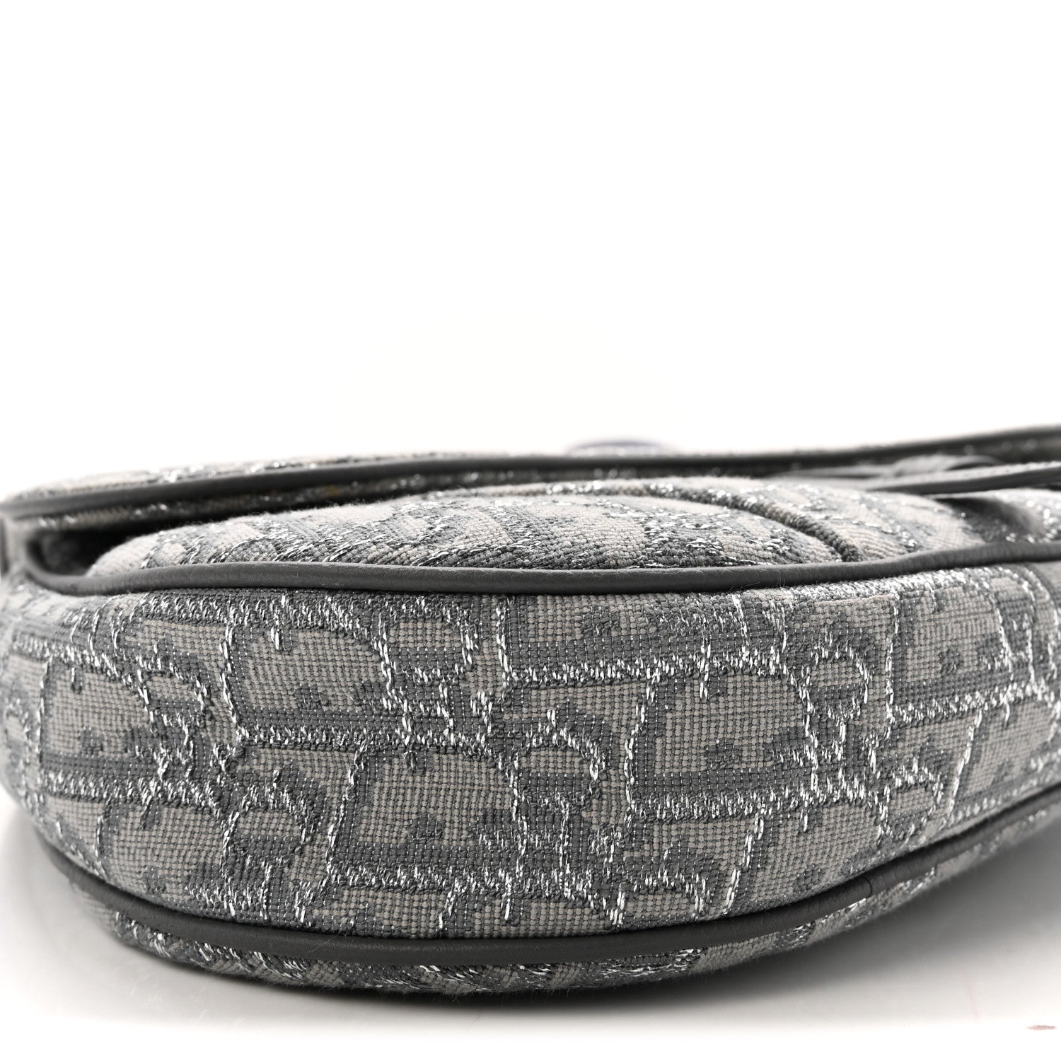 Christian Dior Oblique Mens Saddle Bag Grey 7 of 9