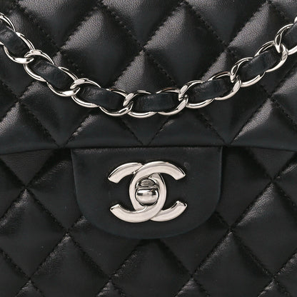 Chanel Lambskin Quilted Small Double Flap Black 9 of 15