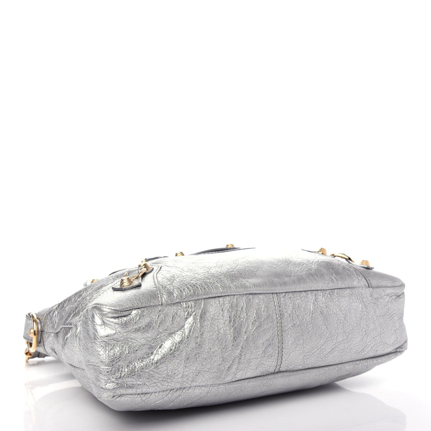 Balenciaga Metallic Agneau Giant 12 Gold Hardware Town Gris Aluminum 5 of 11