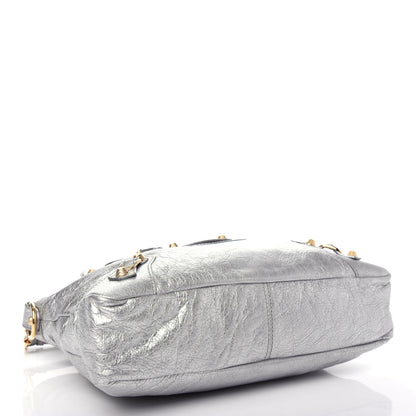 Balenciaga Metallic Agneau Giant 12 Gold Hardware Town Gris Aluminum 5 of 11