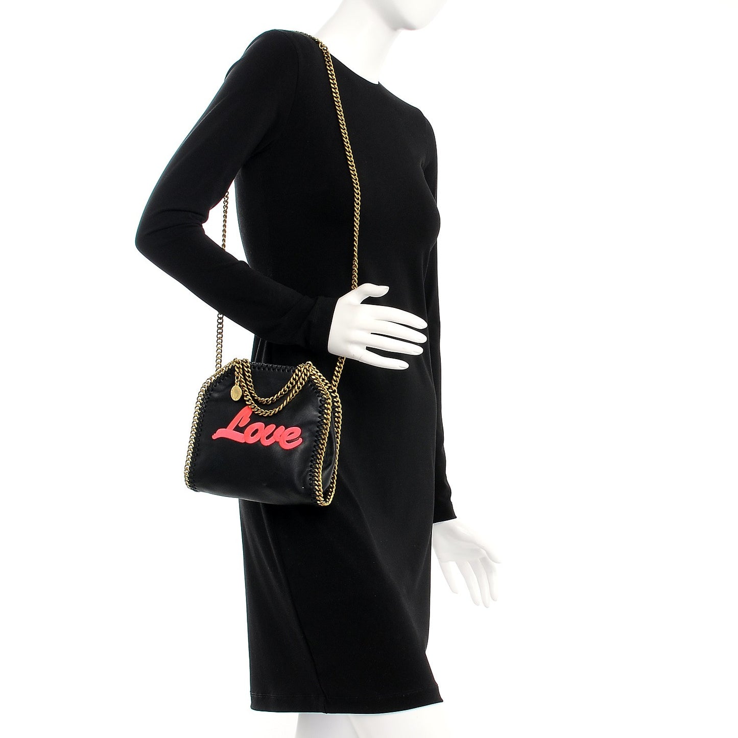 Eco Alter Nappa Tiny Falabella Tote Black