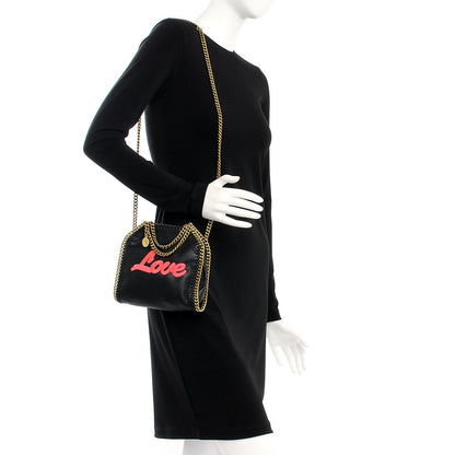 Stella McCartney Eco Alter Nappa Tiny Falabella Tote Black 2 of 8