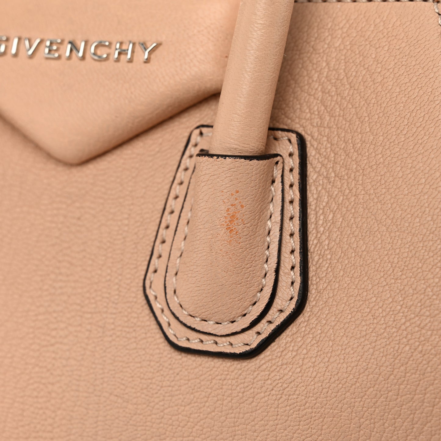 Sugar Goatskin Mini Antigona Powder