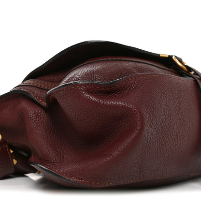 Chloe Calfskin Large Marcie Satchel Garnet 8 of 9