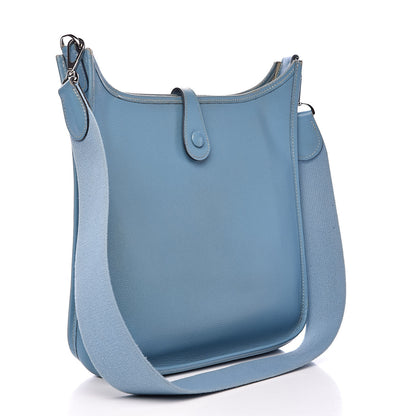 Hermes Epsom Evelyne PM Blue Jean 3 of 14