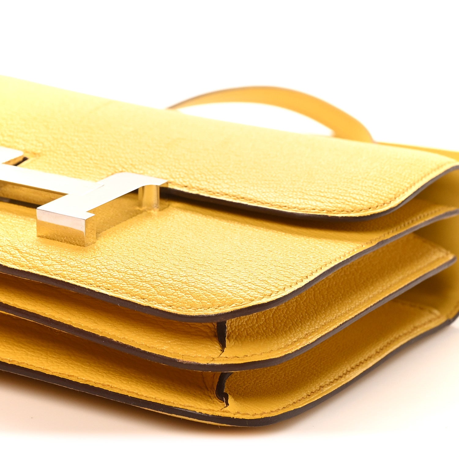 Hermes Chevre Mysore Constance 18 Jaune De Naples 10 of 10