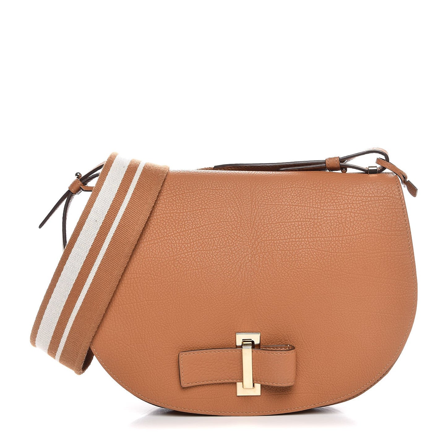 Crispy Calfskin Le Mutin Saddle Bag Vegetal