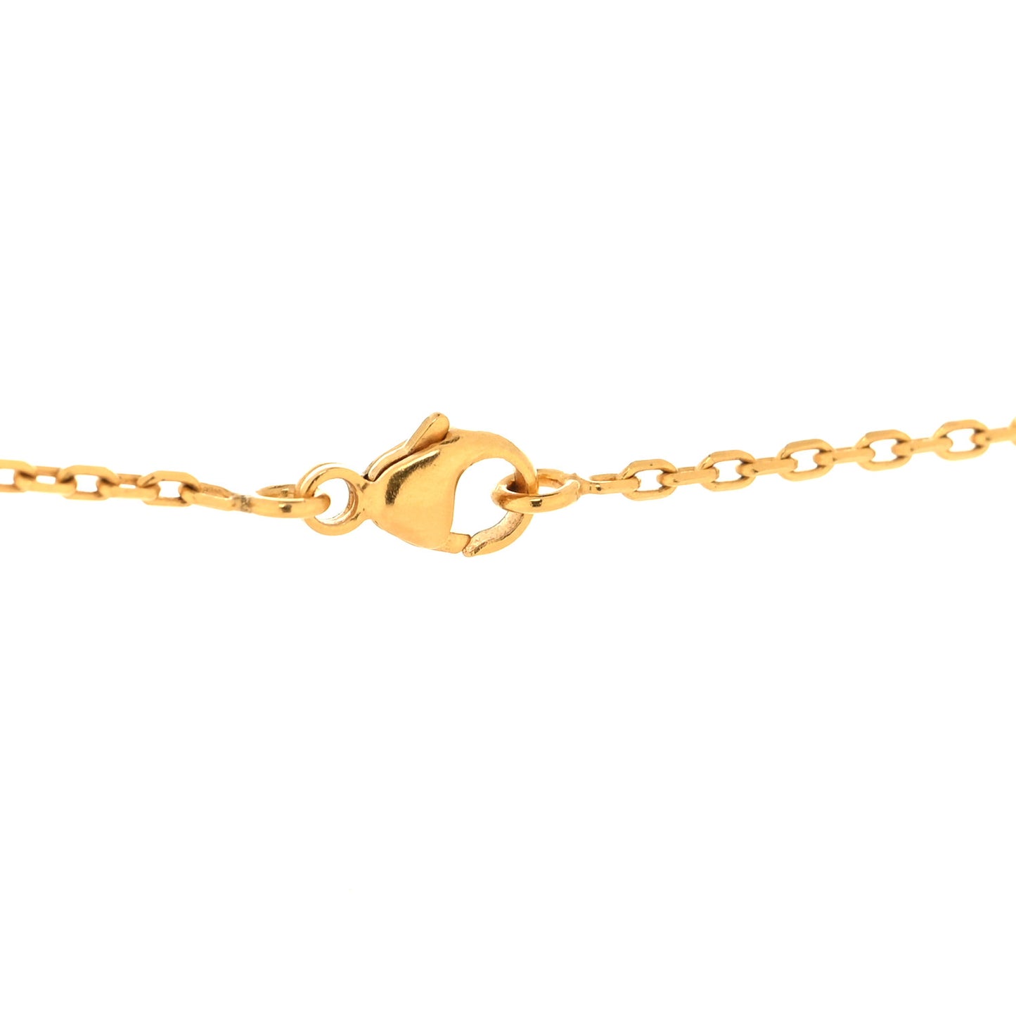 Lacquered Gold Pop H Pendant Necklace Malachite