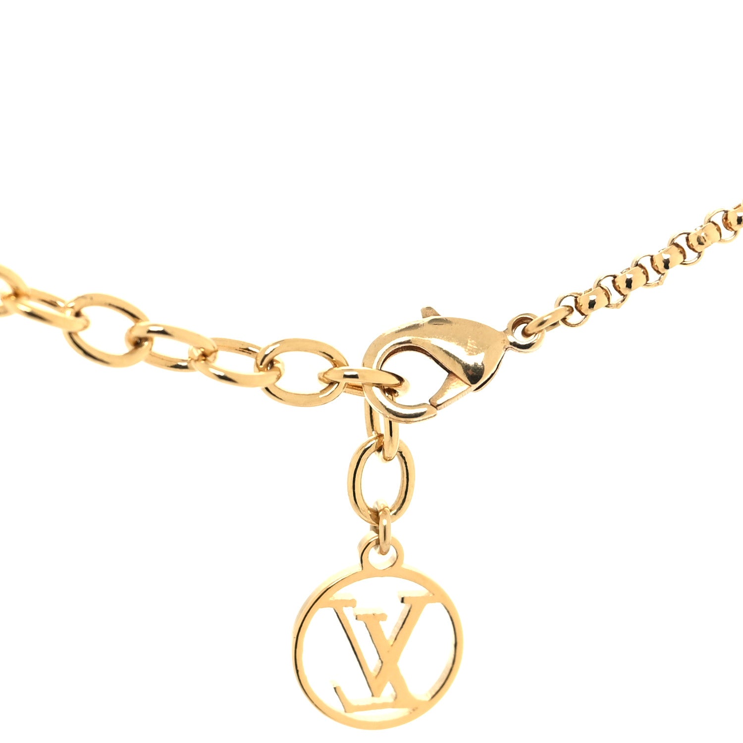 Louis Vuitton Metal Crystal Louise By Night Necklace 4 of 6