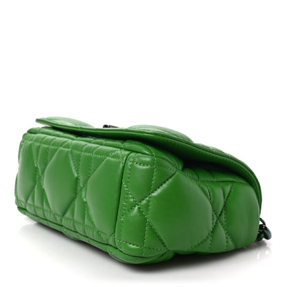 Christian Dior Calfskin Macrocannage Mini Caro Bag Green 8 of 8