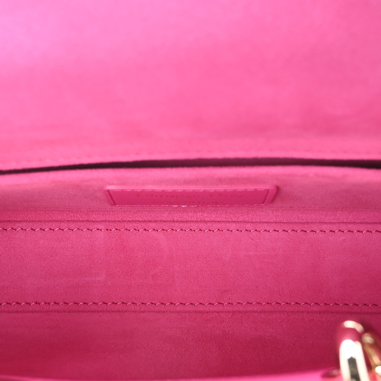 Christian Dior Lambskin Cannage Small Lady D-Joy Fuchsia 5 of 9