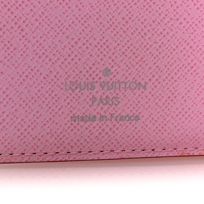 Louis Vuitton Monogram Multicolor Joey Wallet White Litchi 6 of 6