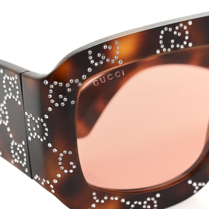 Gucci Acetate Monogram Shield Sunglasses GG0983S Havana 8 of 8