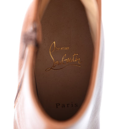 Christian Louboutin Calfskin Adox 85 Ankle Boots 39.5 Caramel 7 of 8