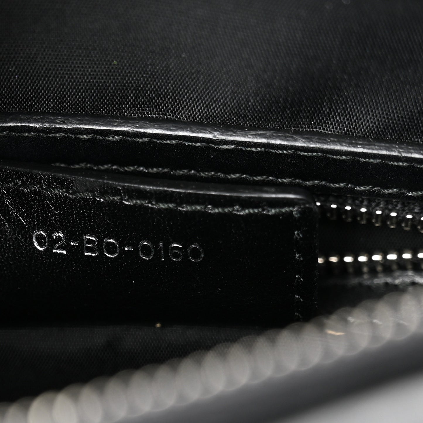 Coated Canvas Cannage Crossbody Bag Black