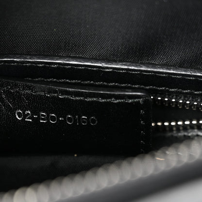 Christian Dior Coated Canvas Cannage Crossbody Bag Black 7 of 10