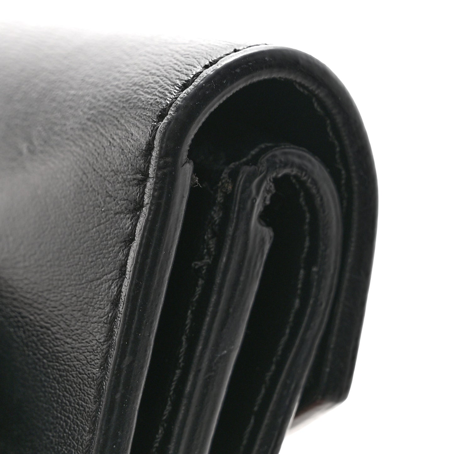 Smooth Calfskin Quilted Check TB Envelope Belt Bag Black