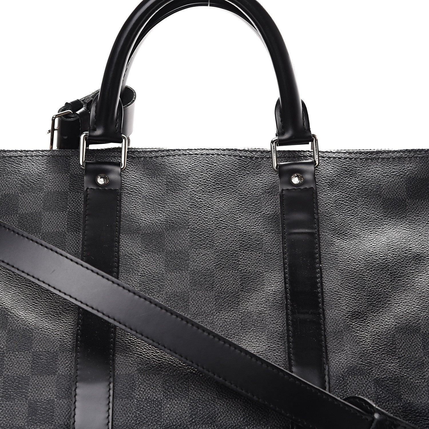 Louis Vuitton Damier Graphite Keepall Bandouliere 55 14 of 14