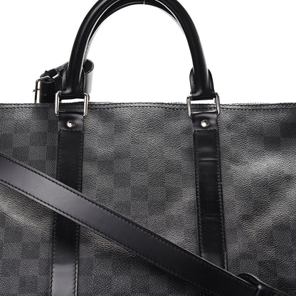 Louis Vuitton Damier Graphite Keepall Bandouliere 55 14 of 14