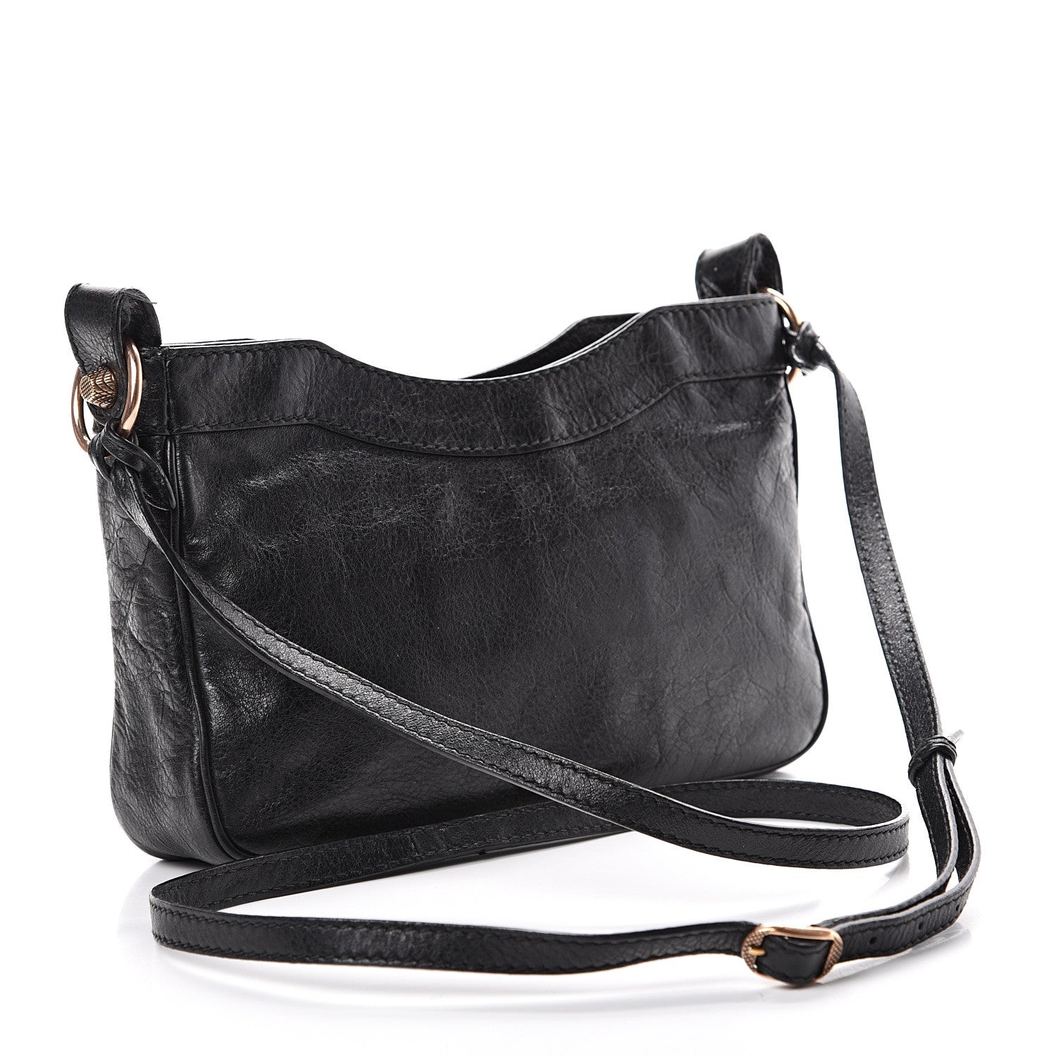 Balenciaga Agneau Giant 12 Rose Gold Hardware Hip Black 2 of 14