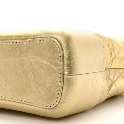 Chanel Metallic Aged Calfskin Quilted Medium Gabrielle Gold 10 of 10