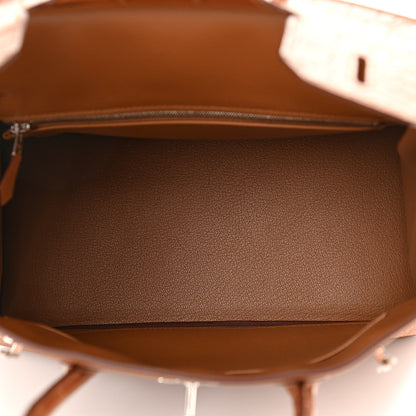 Hermes Togo Matte Alligator Birkin Touch 30 Gold 5 of 11