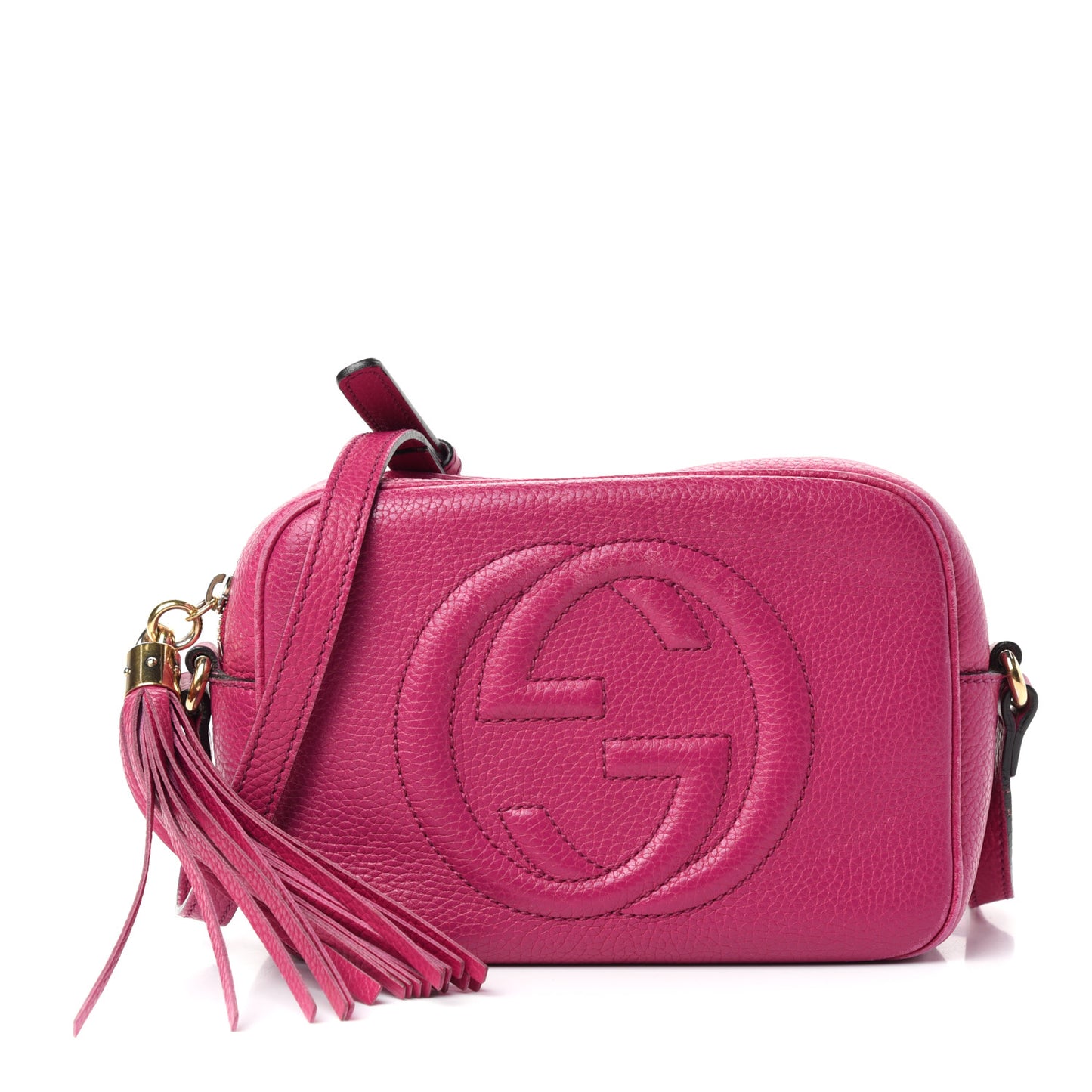 Cellarius Calfskin Small Soho Disco Bag Bright Bouganville