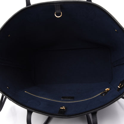 Louis Vuitton Empreinte Monogram Giant Neverfull MM Black 5 of 9