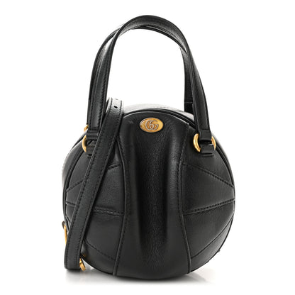 Gucci Piuma Lux Energy Mini Tifosa Basketball Shaped Shoulder Bag Black 1 of 13