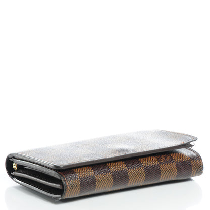 Louis Vuitton Damier Ebene Porte-Monnaie Billets Tresor Wallet 4 of 8