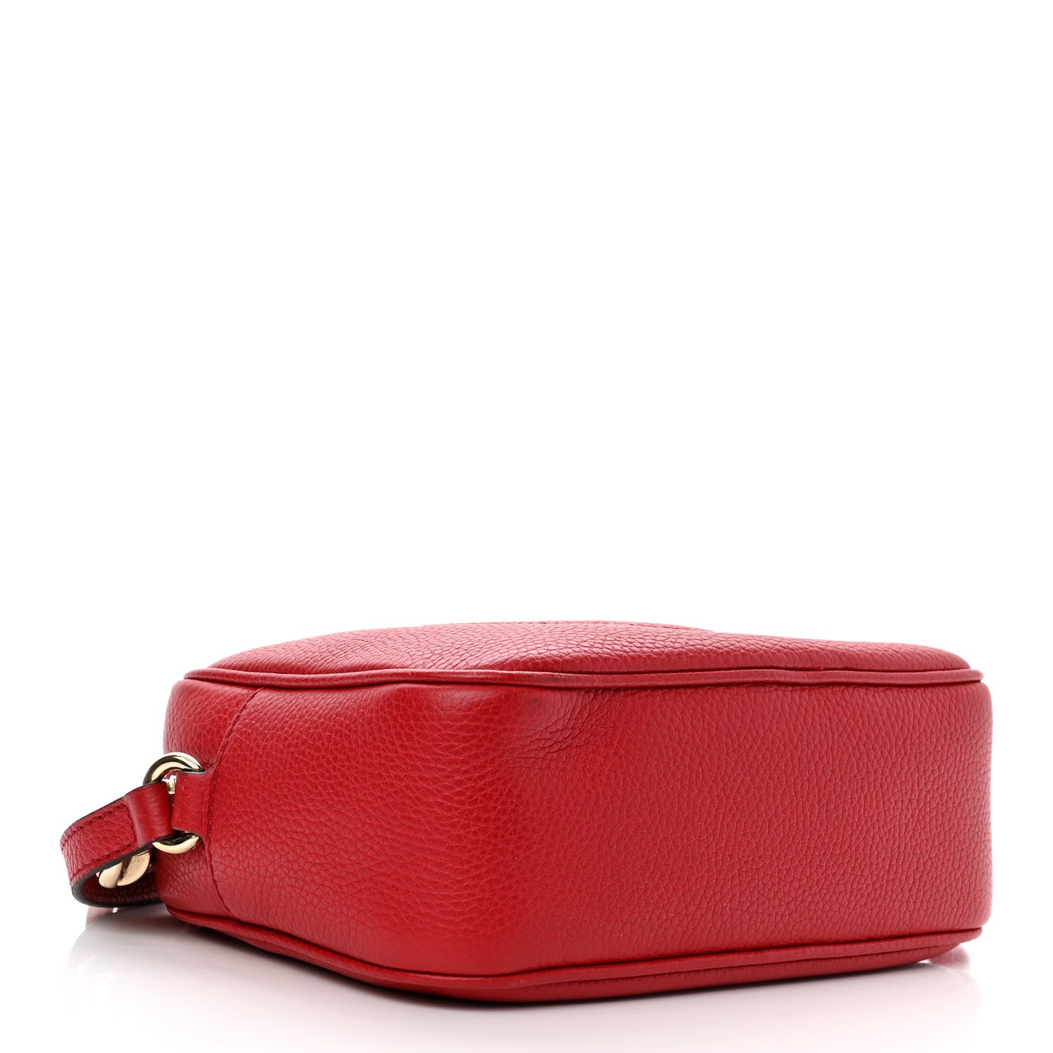Gucci Pebbled Calfskin Small Soho Disco Bag Tabasco Red 4 of 10