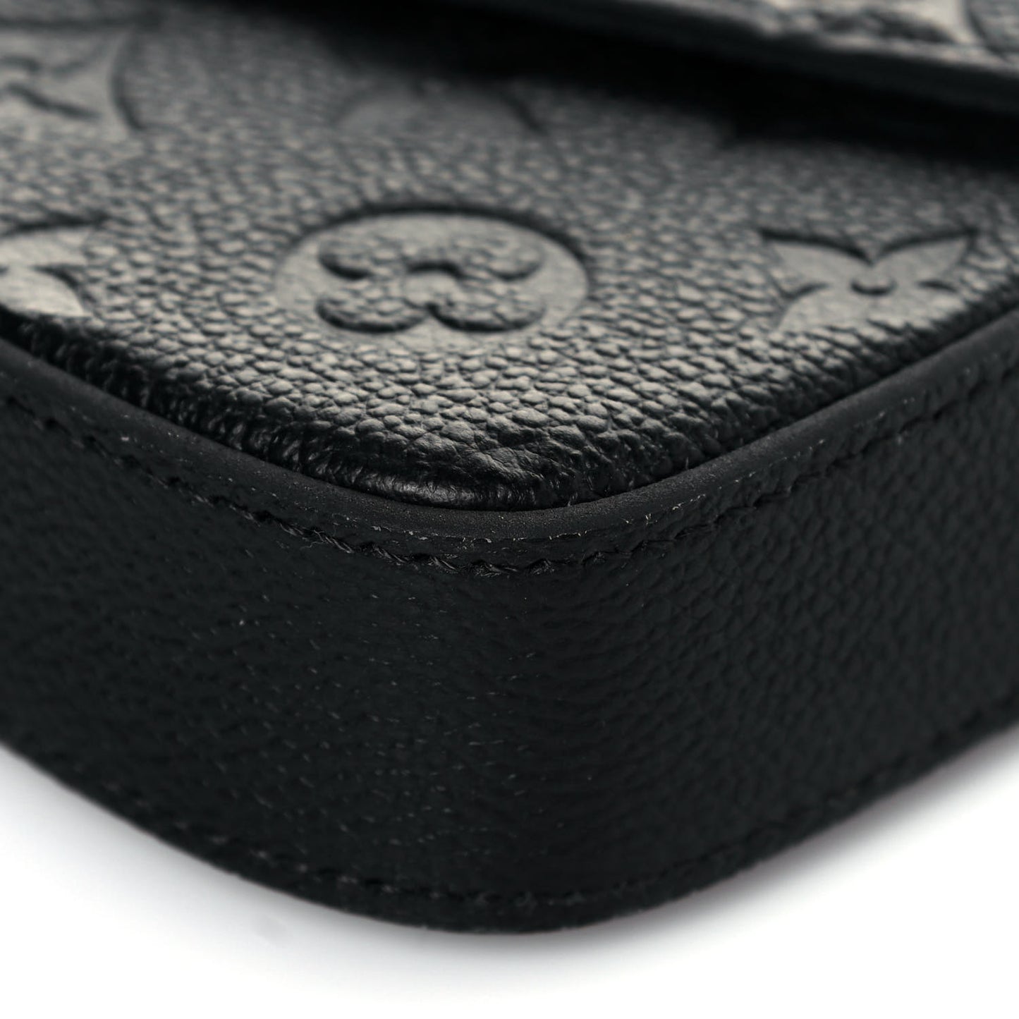 Empreinte Pochette Felicie Chain Wallet Black