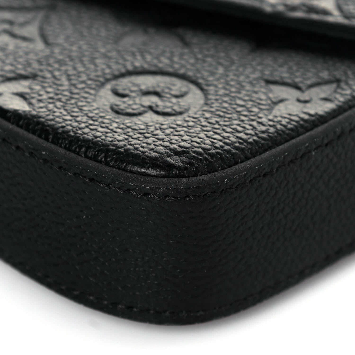 Louis Vuitton Empreinte Pochette Felicie Chain Wallet Black 9 of 12