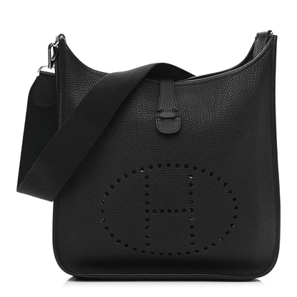 Hermes Taurillon Clemence Evelyne GM Black 1 of 11