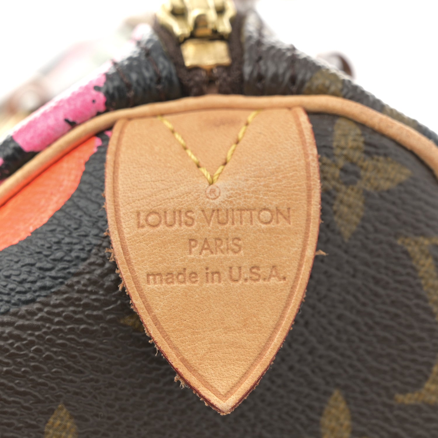 Louis Vuitton Monogram Roses Speedy 30 6 of 12