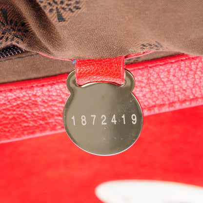 Mulberry Glossy Goatskin Medium Alexa Valentine Red 7 of 7