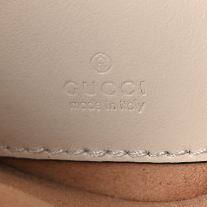 Gucci Calfskin Matelasse Mini GG Marmont Crossbody Bag White 6 of 10