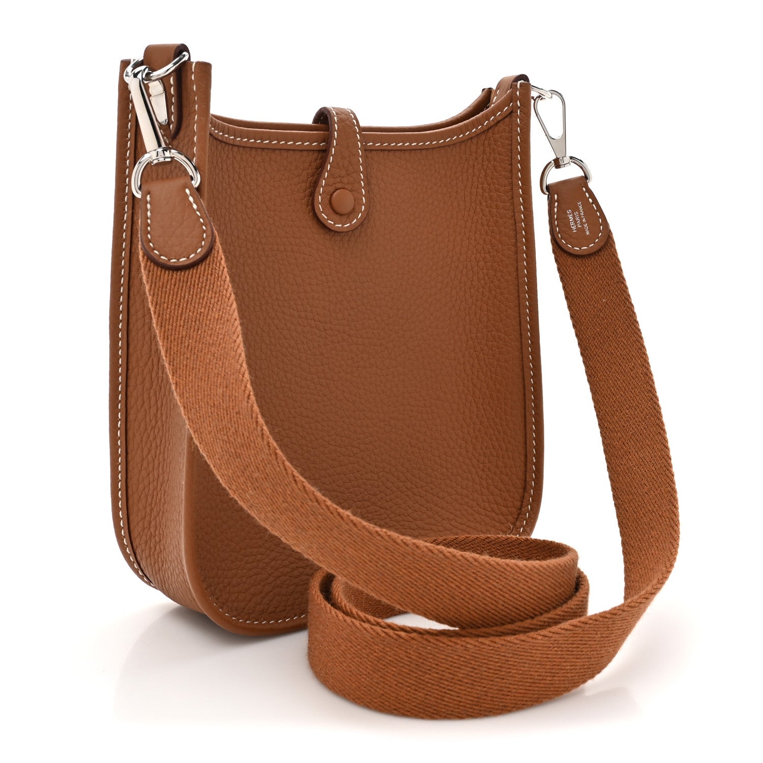 Hermes Taurillon Clemence Evelyne TPM Gold 3 of 11