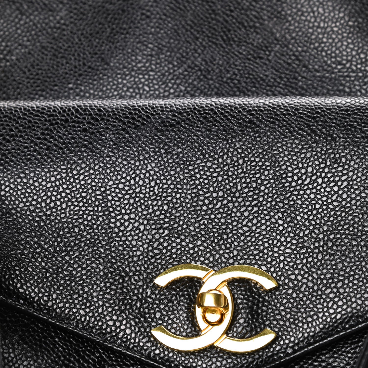Chanel Caviar Flap Shoulder Bag Black 15 of 17