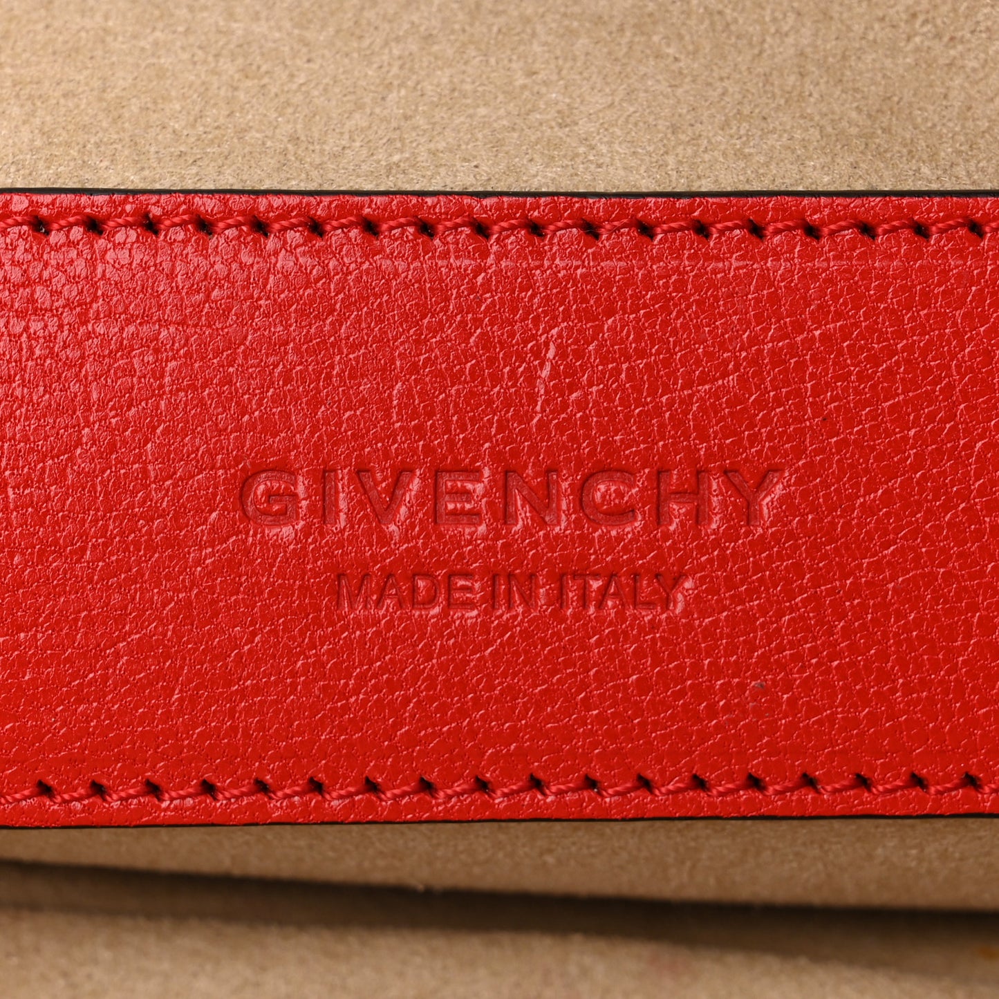 Goatskin Suede Cross 3 Crossbody Bag Red