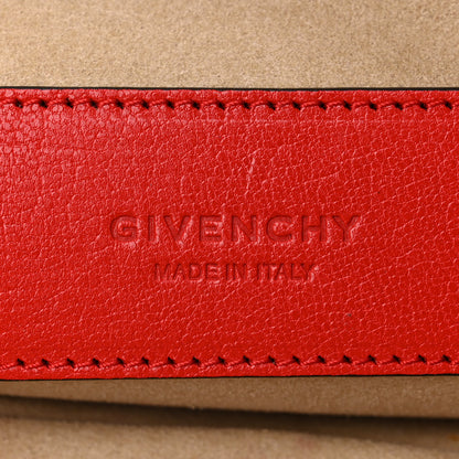 Givenchy Goatskin Suede Cross 3 Crossbody Bag Red 6 of 10