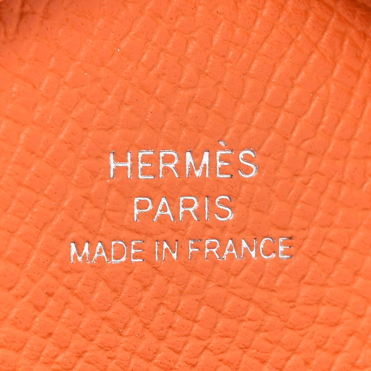 Hermes Epsom Calvi Duo Card Case Orange 9 of 11