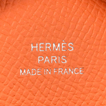 Hermes Epsom Calvi Duo Card Case Orange 9 of 11