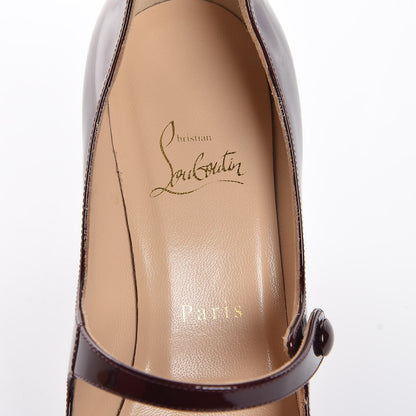 Christian Louboutin Metallic Patent Top Street 85 Mary Jane Pumps 39.5 Orthodoxe 9 of 10