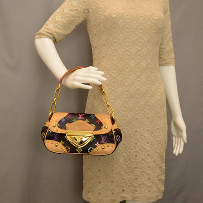 Louis Vuitton Monogram Multicolor Marilyn Black 2 of 7
