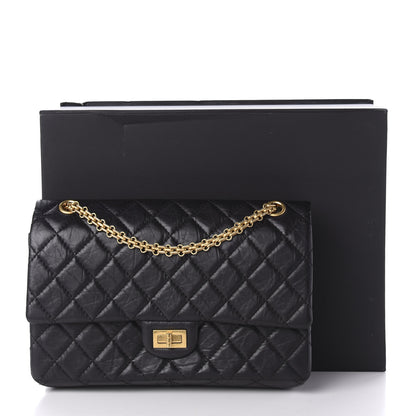 Chanel Aged Calfskin Quilted 2.55 Reissue 226 Flap Black 13 of 13