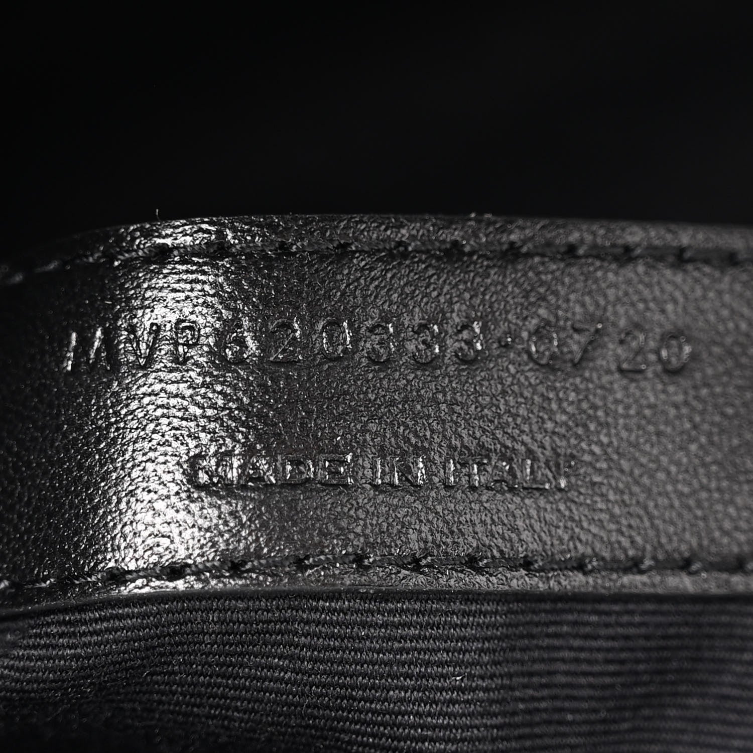 Saint Laurent Calfskin Quilted Toy Loulou Puffer Monogram Monochrome Chain Satchel Black 7 of 10
